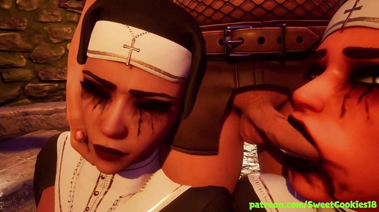 Sexy Nuns Take a Guy for a Wild Ride
