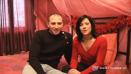 Passionate Amateur Couples in Steamy Bedroom and Living Room