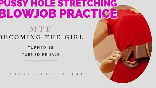 AUDIO ONLY - MTF, du bist 18 geworden, jetzt bist du ein neues hübsches mädchen, ganz neue muschi-Übung audio