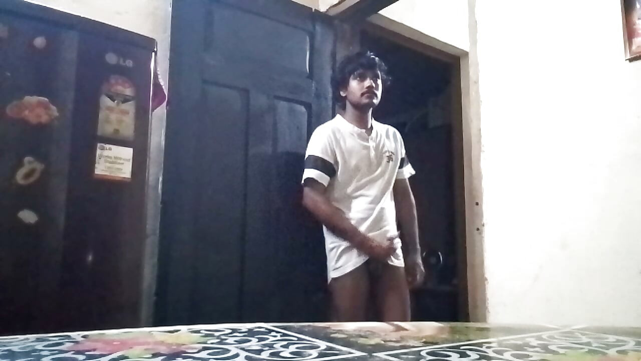 Desi Village boy night alone in home