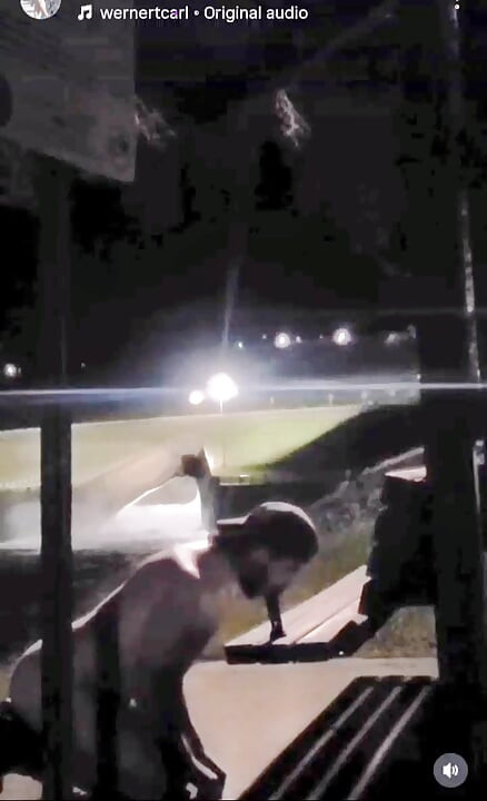 Riding dildo in public at Sardis spillway