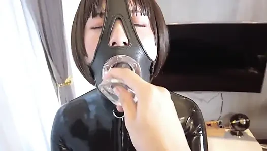 Mz29 - Latex Girl's Fitness Training