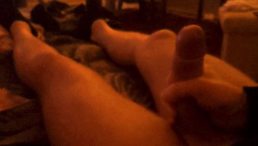 Two Evening Solo Sessions Of A Horny Straight Uncut Cock With Tasty Cum
