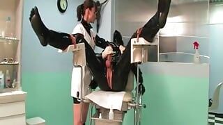 Rubber Slave in the Clinic Part2