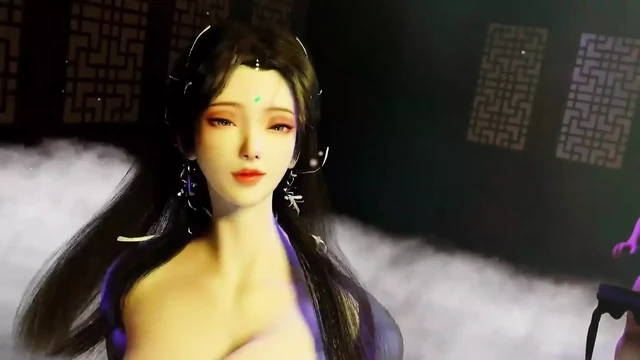 3D Huge Boobs Stripper Teasing the Big Cock to Fuck Her Wet Pussy