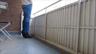 Extrema plataforma de botas de cowboy