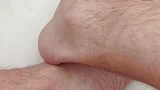 Pissing on my feet