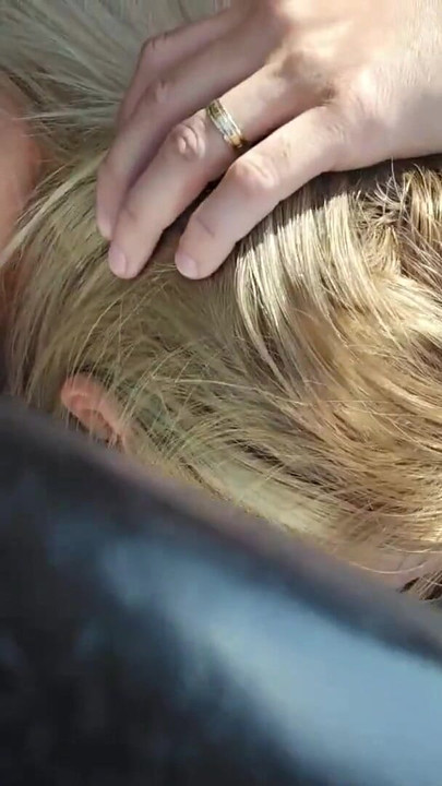 Emotional moment from "I took this girl to a ride and she let me fuck her but we almost got caught by some strangers"