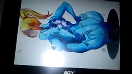 Azeri porn video – Anime Cum Tribute - Samus Aran ASS
