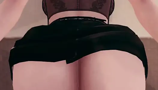 Orta yaşlı seksi üvey anne üvey oğluna iki kez boşalmasına yardım ediyor