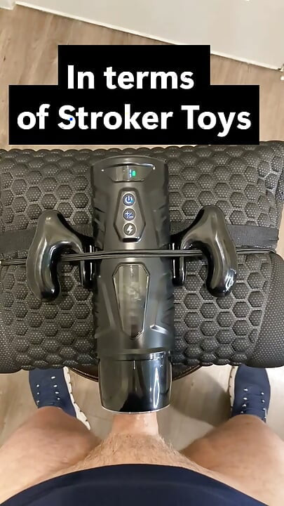 Big Stroker Toy Makes Me Cum Four Times! POV Demo