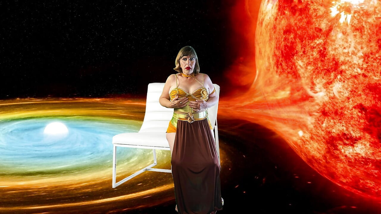 Granny Carmen's Slave Princess Leia's Darth Vader Fantasy Fuck & Creampie! 72125CAMS126M