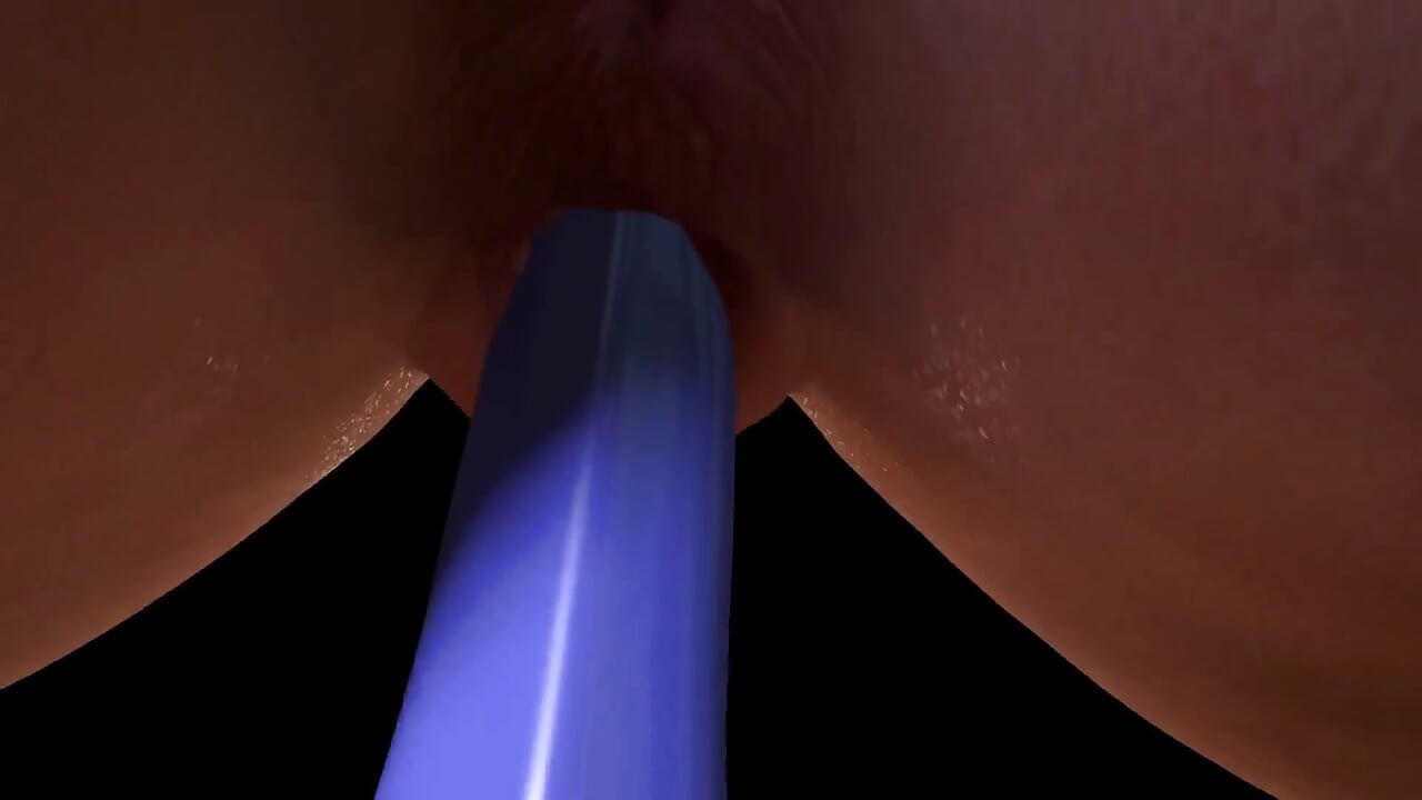 Dundi elf lány lovagol a dildón 3D pornó