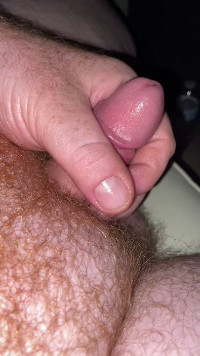 Show off little  ginger cock