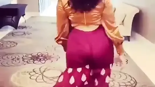Big Ass Indian Wife Tease Walk
