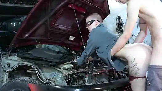 Sexy Mechanic Vilu Vidish Gets Pounded Toyota Ae101
