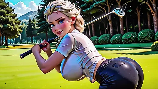 Golf Girl -ai Generated-