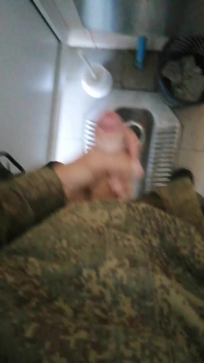 Cum in the army