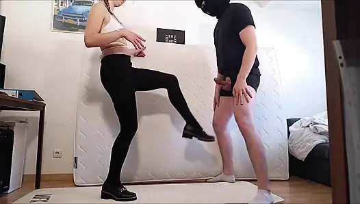 Hard Ballbusting in Leather Shoes 30min