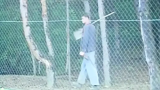 Minyon Alman tenisçi antrenör tarafından yumruklanıyor