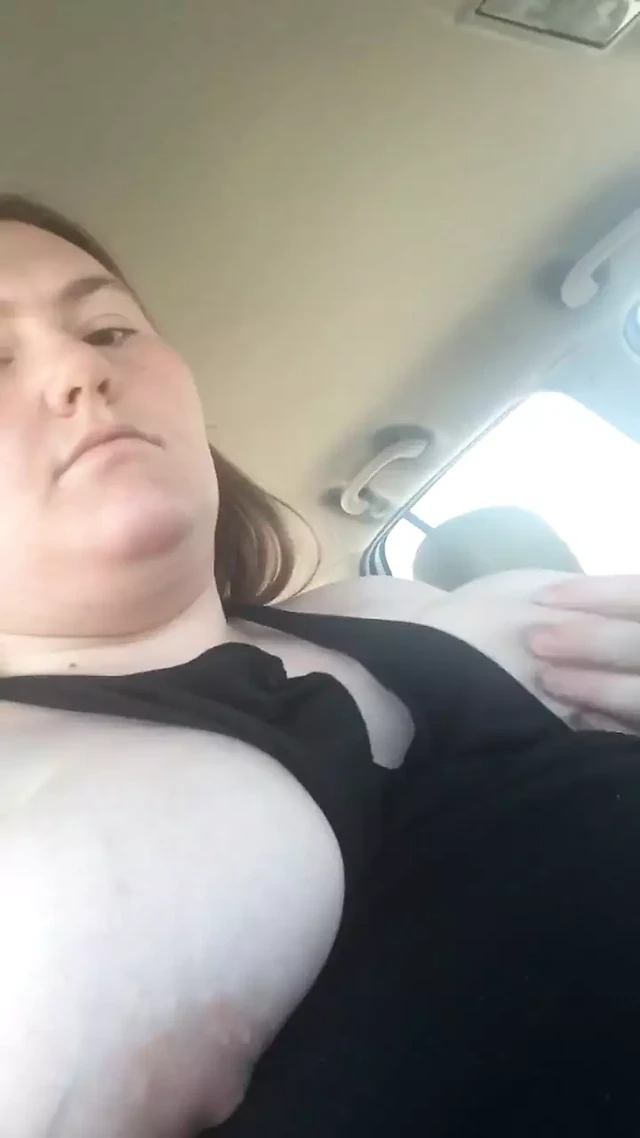First time driving with my tits out