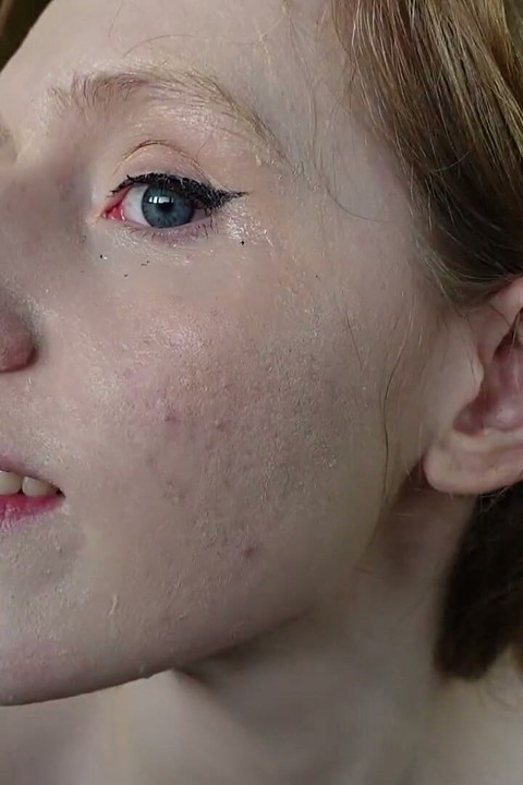 Playing with Cum on My Face