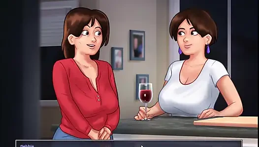 Summertime Saga: Mia got her tattoo, I've helped Roxy get her ID and saw them boobies