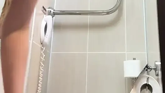 Golden Shower Compilation - Pissing in Glass & Cup, Covering My Small Tits with Warm Pee