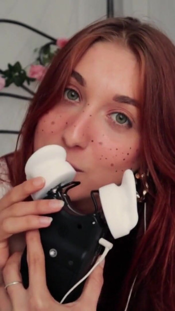 Spectacular moment from "ASMR FRENCH JOI - Whispered instructions with countdown."