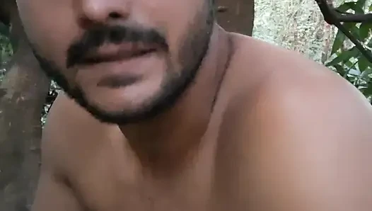 Handjob near the river part1
