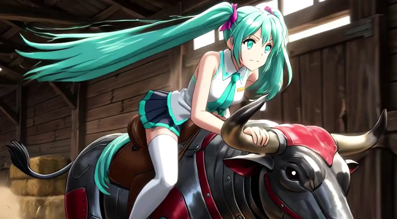 Animated Scene in Mechanical Stable