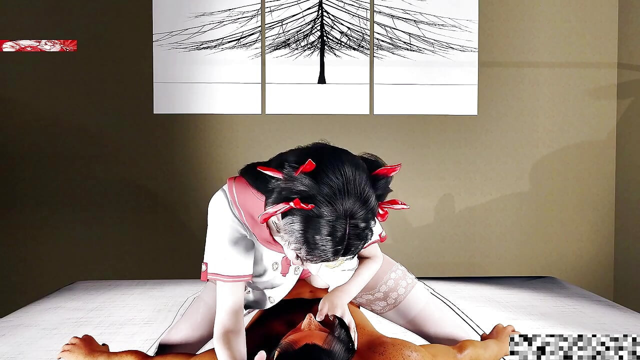 สาวตูดใหญ่ในเฮนไตแอนิเมชั่น 3 มิติ- 3 มิติ