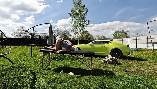 Tatlı bir yarak sonunda patladı