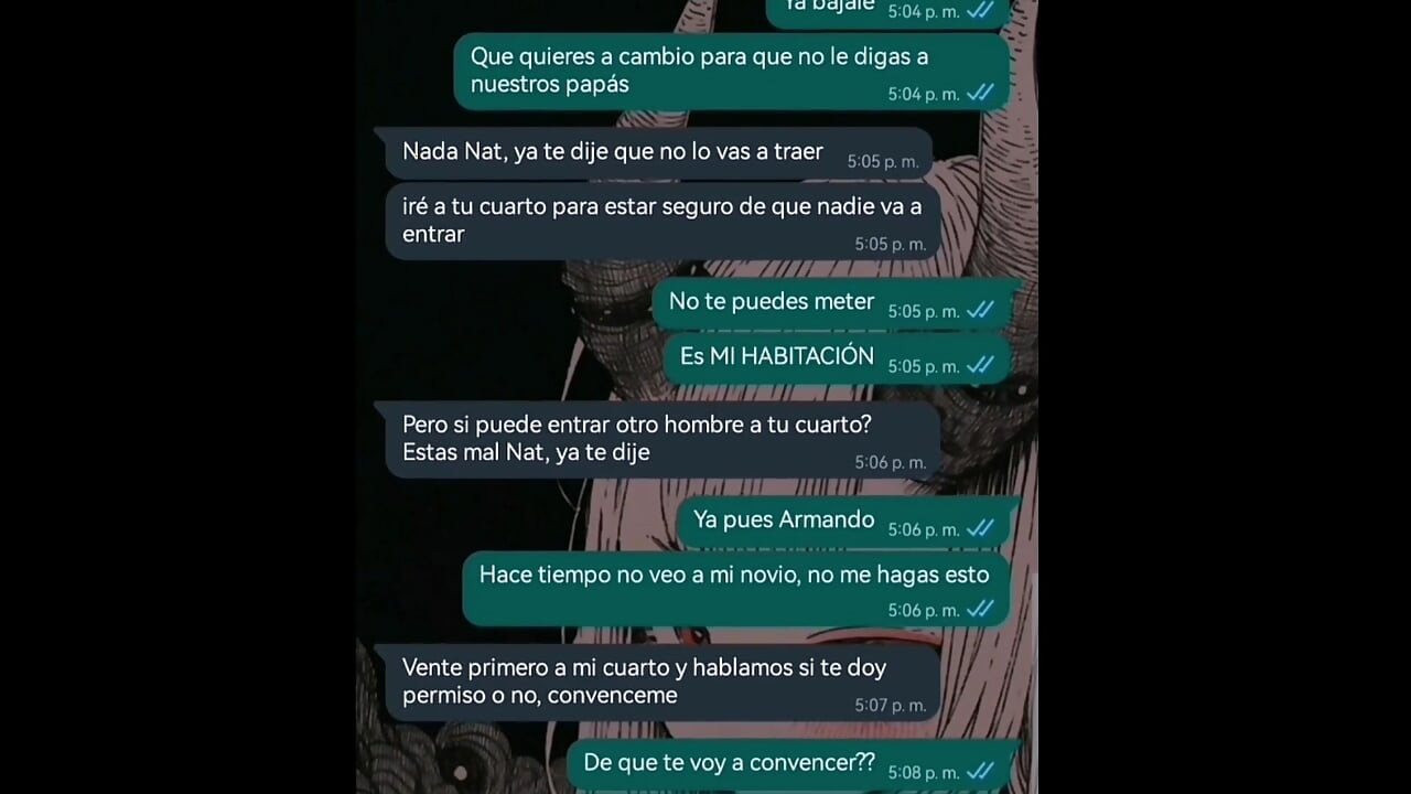 Hete chat met mijn kleine stiefzus die ik niet wilde, maar ik eindigde haar op zijn hondjes! Natasha eigengemaakt