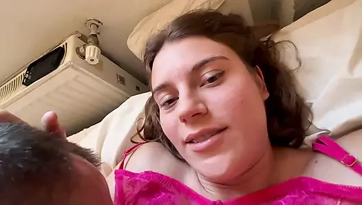 Stepbrother caught me fingering myself and demanded a hot fuck