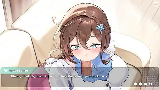 Inoue suka banget nyepong kontol dan jari
