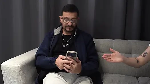 Threesome with BBC Master