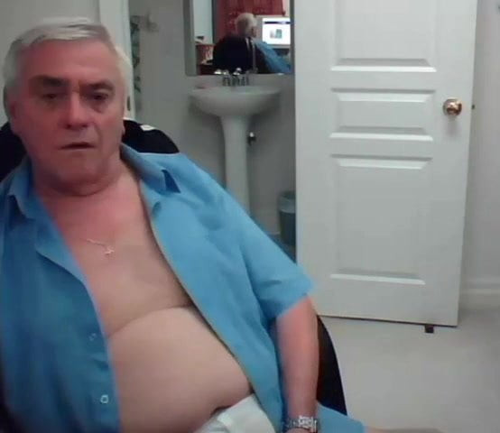grandpa cum on cam
