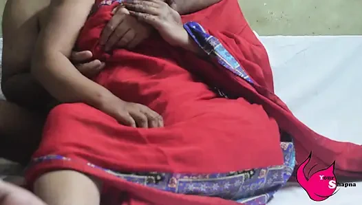 Red outfit and dirty talk