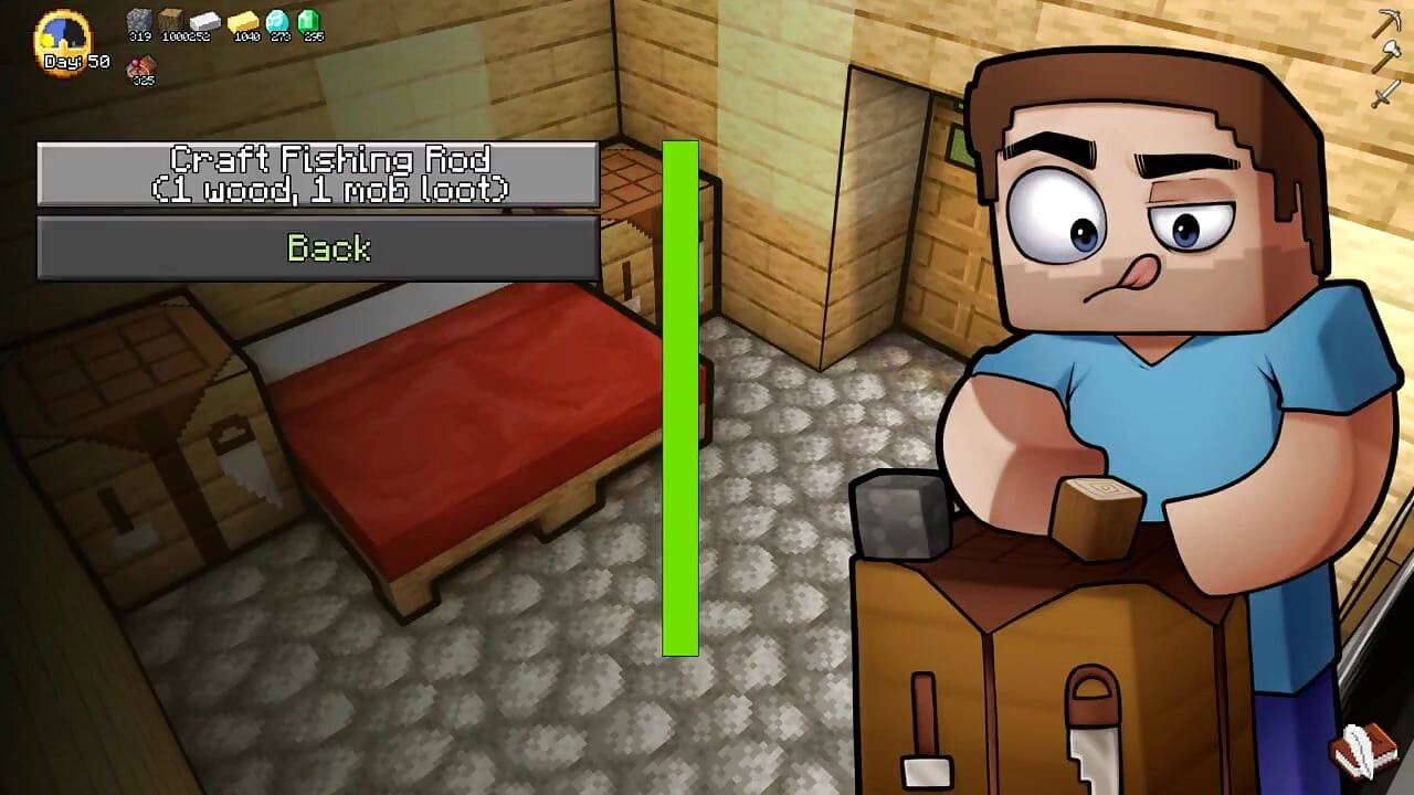 Minecraft Nadržené řemeslo - Část 15 - Plavky Creeper od Loveskysanhentai