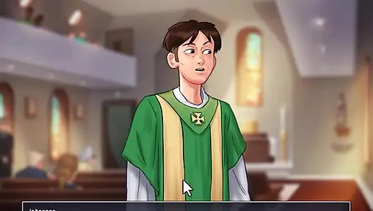 Summertime saga: the nurse helped Johannes