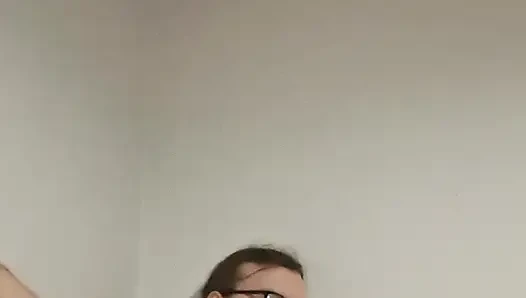 Student boy undressed and jerks off