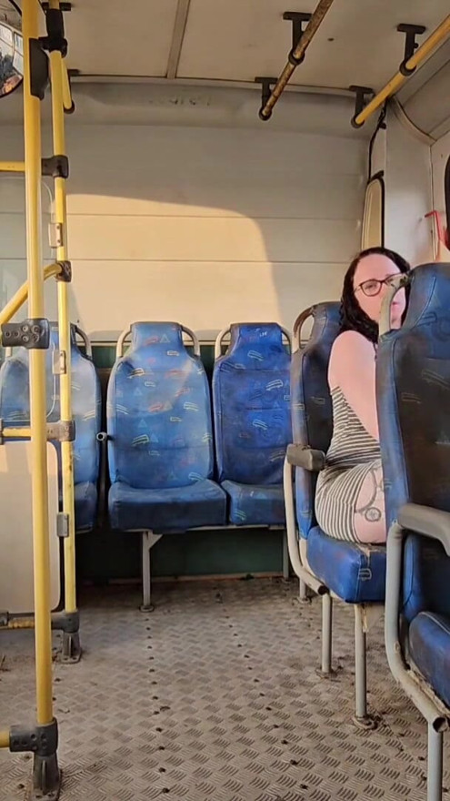 A SHAMELESS COUPLE RIDING IN PUBLIC TRANSPORT AND BACKSEAT PASSENGER FILMING EVERYTHING | Clip 1