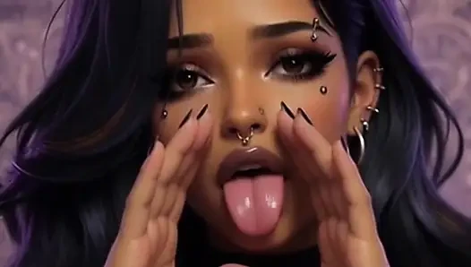 Animated Goth Stepsister Virtual Sex Big Tits Piercings