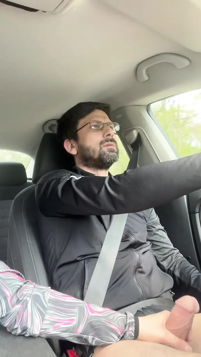 She Couldn’t Wait - MILF Blowjob & Handjob While Driving - Public Car Sex Kingyordanov