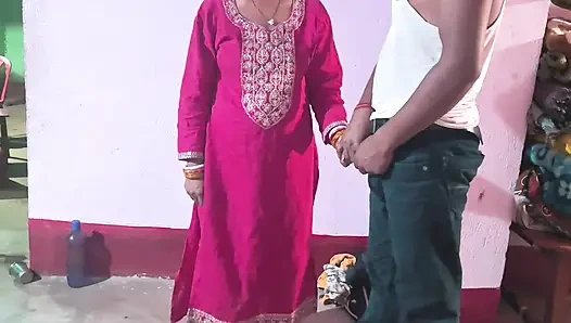 Indisches dorf heißes desi-mädchen