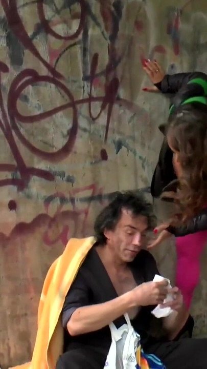 Jaw-dropping moment from "Obdachloser bumst eine geile MILF, Natursekt"
