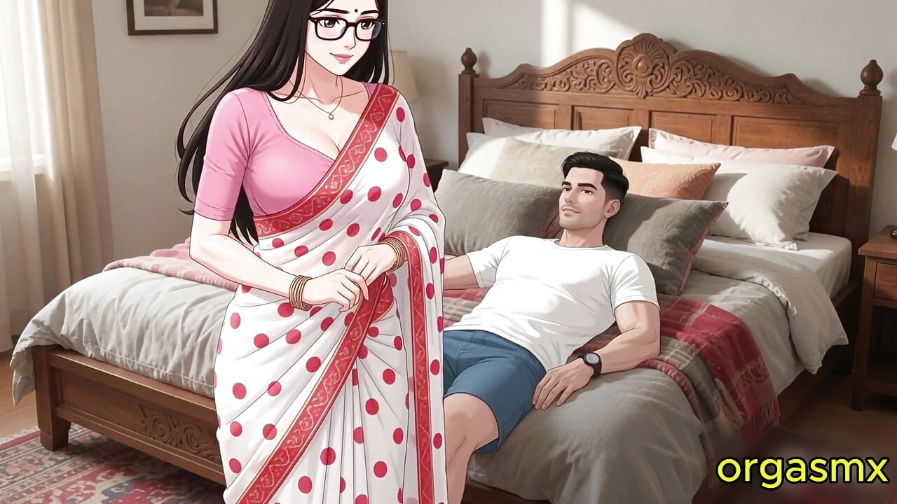 Desi Hot Puja Auntie Romantic Night - MILF