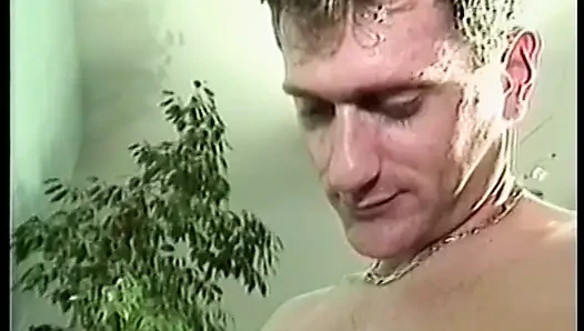Horny bitch getting satisfied with her two gay friends