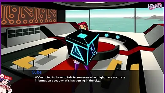 DESSOUS-Tests bei DC COMIC. Er zieht sich für mich nackt aus. HD-CARTOON